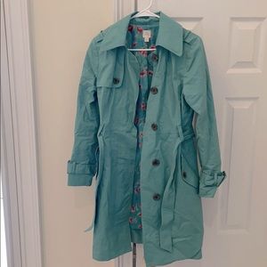 Lauren Conrad size 8 trench coat - bow detail